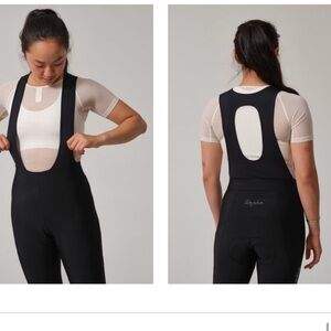 Rapha Black Bib Ridding Shorts Romper Size Large
